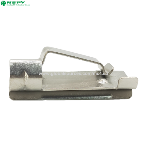 Composants de mise à la terre Clip de câble solaire Clip de câble de fil de panneau solaire