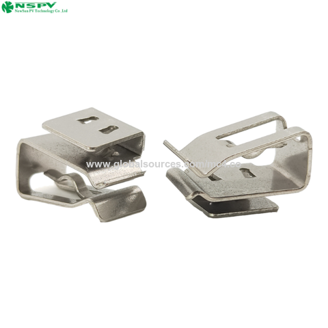 Clips para Cable Solar, Montaje de Paneles, Abrazadera de Cable de Acero Inoxidable Ss301 para sistema solar exterior