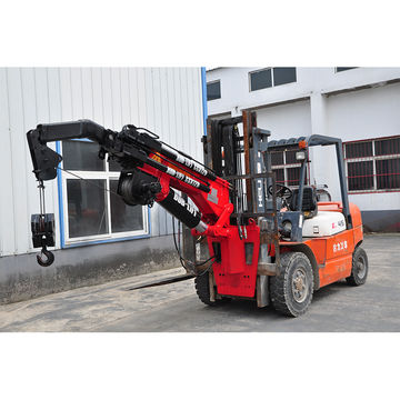 Buy Wholesale China Small Hdyraulic 2.3ton Knuckle Boom Forklift Jib ...