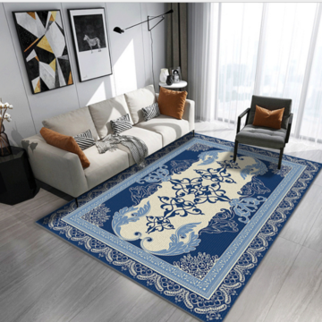 Thickness Luxury Large Oval Rugs Classic Pattern Area Carpet in Living Room  - Warmly Home