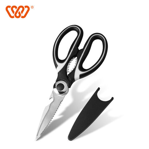 Buy Wholesale China Hot Selling Kitchen Shears Stainless Steel  Multi-purpose Kitchen Scissors With Cover For Herb Meat Cutting Chicken  Bone & Multi Purpose Kitchen Scissors at USD 0.48