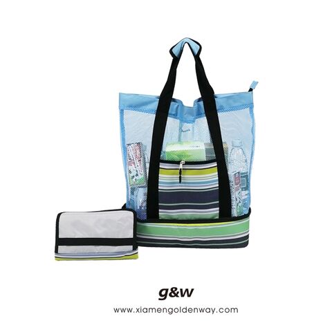 Beliebte Picknicktasche, Strandtasche, Kühltasche mit Matte für Familien und Outdoor-Aktivitäten