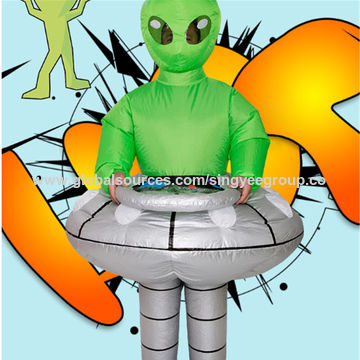 Disfraz Inflable Alien Halloween Alienígena Ovni