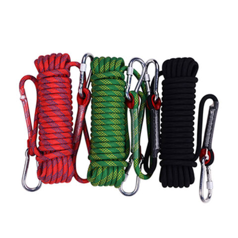 33KN 12mm 100% Nylon Rope Outdoor Sports Climbing Rope Cords 48 Strand 3300KG 