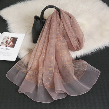 Embroidery Silk Shawl 