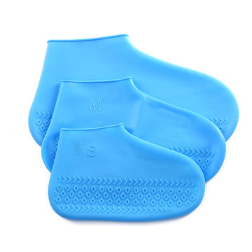 Silica Gel Kids Adult Silicone Overshoes Rain Waterproof Shoe Boot Covers 