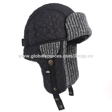 Ear Flap Faux Fur Trapper Cap Earflap 