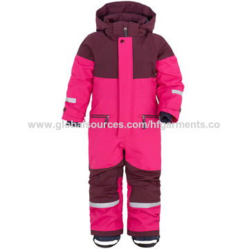 Detachable Hood Kids Ski Suit High Quality Snowboard Wear Winter 