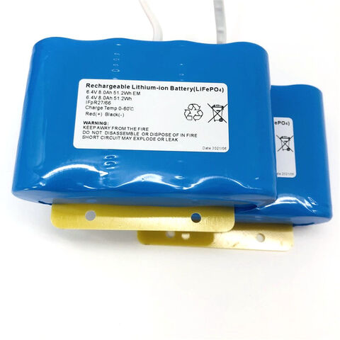 Buy Wholesale China Fbr 26650 Lifepo4 Battery 6.4v 8ah Rechargeable ...