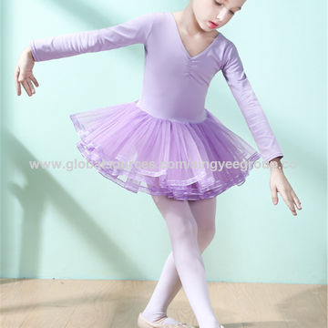 Falda de ballet para niñas Dance Wear Tutus Dress Clothes For Kids Women  Leotard Short Sleeve Cotton Costumes Dancing Dancewear