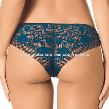 Buy China Wholesale Customized Manufacturer Women Underwear Sexy Panty  Lingerie Transparent Ladies Lace Thong Panties & Thong Panties $1.07