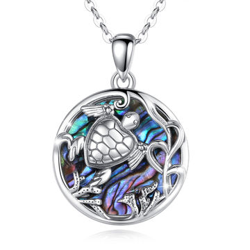 Turtle Shell Cremation Urn Necklace in Solid Sterling Silver – Moon Raven  Designs