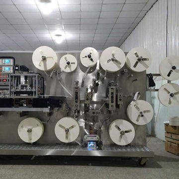 High speed adhesive bandage sticking plaster band aid machine for band ...