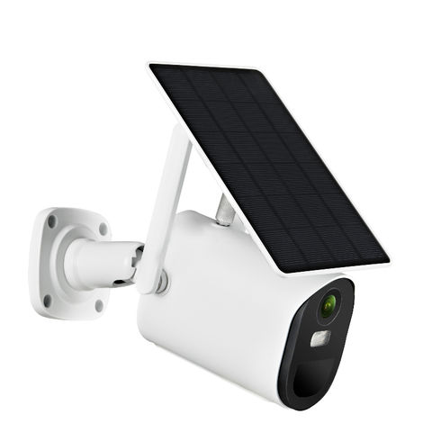 Cámara de vigilancia al aire libre con panel solar 4CH NVR Kit - 1080P Full  HD, 4 cámaras de seguridad inalámbricas alimentadas por batería para el