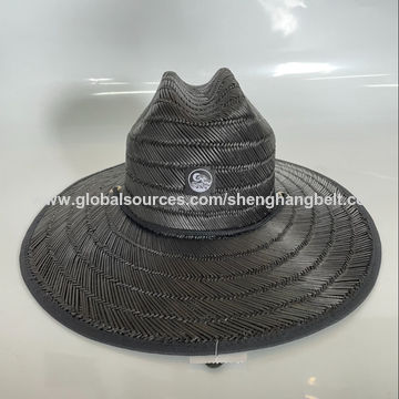 Black Beach Large Straw Hat For Men - Buy China Wholesale Large Straw Hat  $4.5