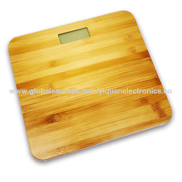 Bamboo Bathroom Weight Scale Wooden Digital Bathroom Scales - China Bamboo  Scale, Bamboo Bathroom Scale