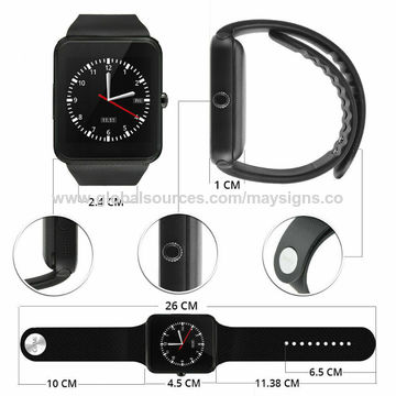 Buy Wholesale China Orologio Telefono Smartwatch Android Ios Con Sim  Bluetooth Micro Sd Gt08 Nero & Smart Watch Band at USD 25.99