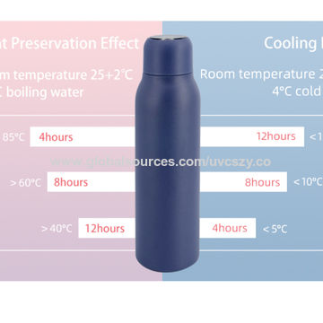 Thermos Vacuum Insulated Water Bottle  Uv Self Cleaning Water Bottle -  600ml - Aliexpress