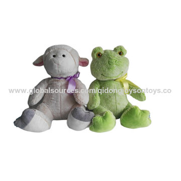 Wholesale Custom Stuffed Animal Sheep & Frog Toy Small Size Plush