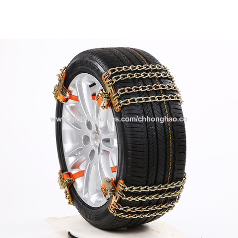 Anti-Skid Snow Tire Chain for Car - China Chains for Tire in Snow Muddy  Environment, Rubber Snow Tyre Chains