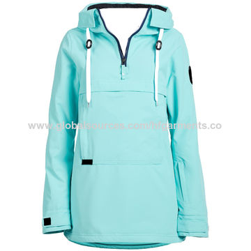 womens pullover waterproof jacket