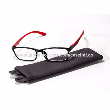 Portable Soft Leather Sunglasses Bag Slim Eyeglasses Pouch Glasses Case  Holder