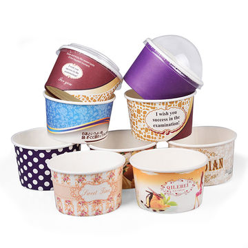 ice cream plastic cup design