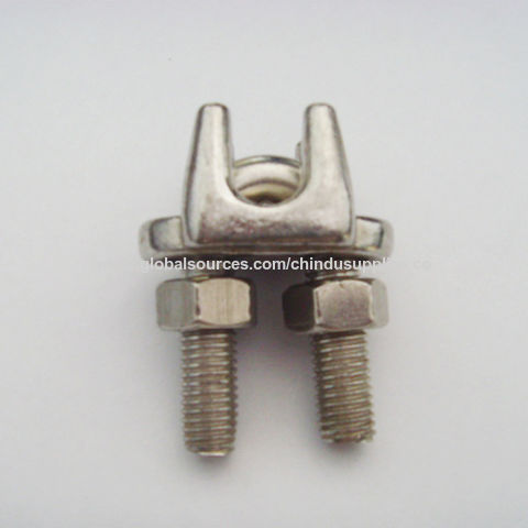 Wire Rope Duplex Clip Clasp A2 Stainless Steel Wire Thimble Grips Clamp M2 M10