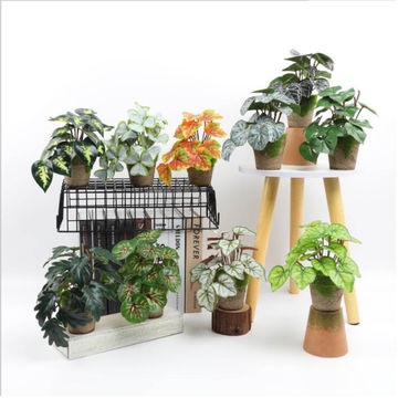Small Fake Plants Potted Faux Indoor Artificial For Home Decor China On Globalsources Com - Small Plants Home Decor