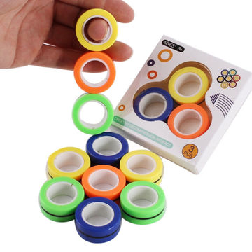 Buy Wholesale China Magnetic Rings Fidget Toys Magnetic Ring