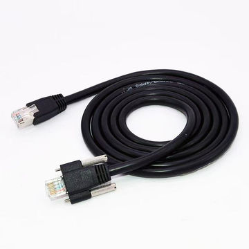Cable Camera Rj6 Industrial Camera Cable Cat 6a Gigabit Ethernet Rj45 8p With Screw Lock ...