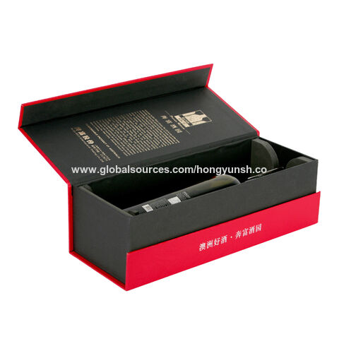 Custom Wine Gift Box with Handle - Shanghai Custom Packaging Co., Ltd.