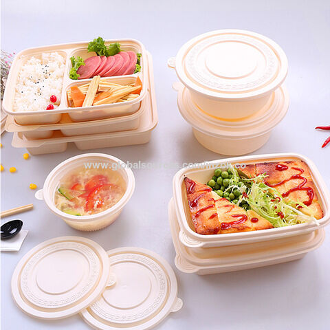 Buy Wholesale China Popular Pla 3 4 Compartment Compostable Meal