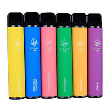 China Wholesale Disposable Vape Electronic Cigarette Elf Bar 1500puffs ...