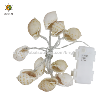 China Natural Conch Shaped Decorative LED String Light 2021 New Product ...