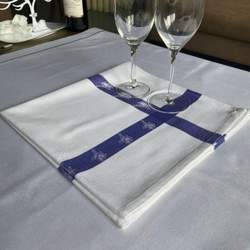 Cloth Napkins Set of 12 Cotton Dinner Napkins 12 X 12 inches Cloth Napkin  100% Cotton Comfortable Dinner Napkins - Light Blue Solid Napkins
