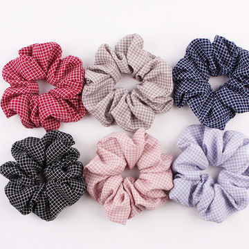 Color Hair Accessories Lady Hair Band Rubber Hairband Ponytail Holder Headband 