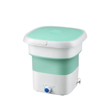 portable folding laundry ultrasonic semi automatic clothes washing machine