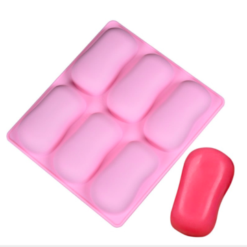 LnLyin Basic Rectangle Silicone Mould for Homemade Craft Soap Mold 