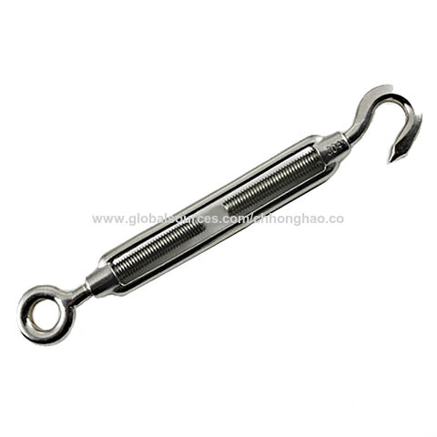 Stainless Steel Closed Body Turnbuckle Jaw & Jaw Wire Rope Rigging Screw AISI316 