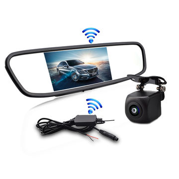 Buy Wholesale China 4.3 Inch Rear Mirror Anolog Wireless Car Camera ...