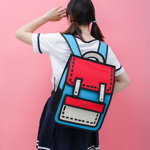 Buy Wholesale China Unisex Classic Water Resistant School Backpack Fits  14inch Laptop(blue Colour) & Bag School at USD 11