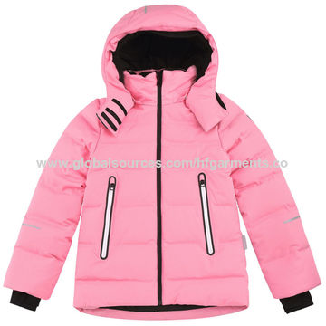 pink snow coat