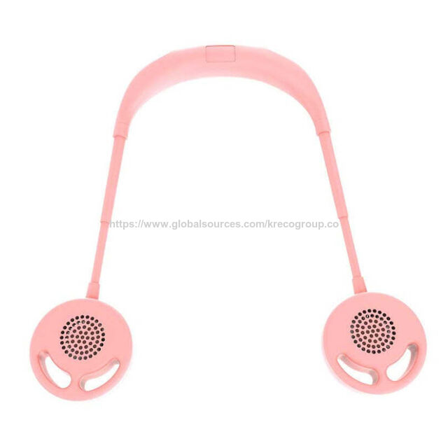 Mini Ventilateur de Cou Suspendu Portable à 360° avec Chargement USB, KRE-KPF3197-3#8855 - Vente en Gros
