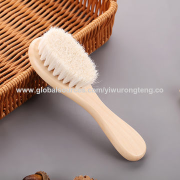 Buy Standard Quality China Wholesale Wholesale Custom Logo Wooden Cleaning  Wool Bath Baby Hair Brush $0.84 Direct from Factory at Yiwu Rongteng Import  & Export Co.,Ltd
