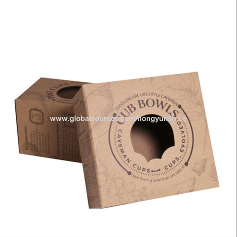 Wholesale White Small Square Kraft Paper Corrugated Custom Cardboard Paper  Coffee Mug Packaging Box