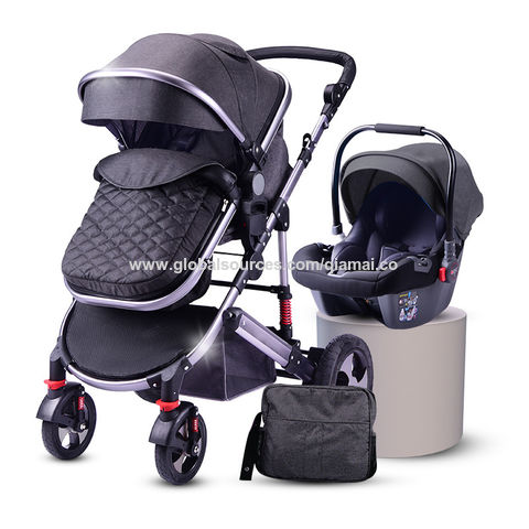 China Luxury Baby Stroller 3-in-1 Folding Two-Way High Baby Stroller -  China Baby Stroller and Baby Trolley price