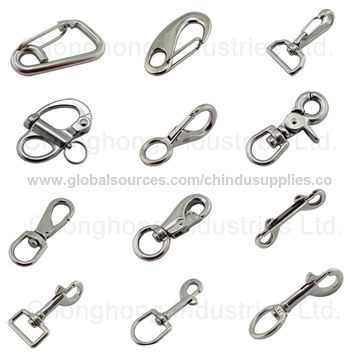 Customization Various Types of Stainless Steel Marine Snap Spring Hook ...