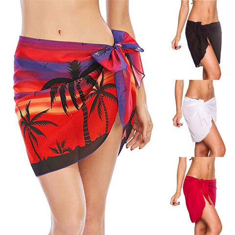 Vestido de playa pareo de gasa para mujer, estilo europeo y americano, traje de baño de verano, toalla de playa for sale at factory direct price