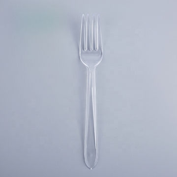 Buy Wholesale China Transparent Disposable Fork Customized